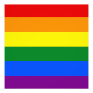 Färg i regnbågen fototryck