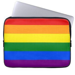 Färg i regnbågen laptop fodral