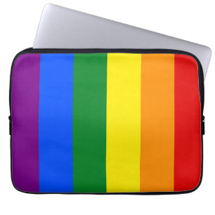 Färg i regnbågen laptop fodral