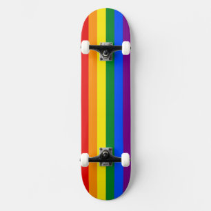 Färg i regnbågen mini skateboard bräda 18,5 cm