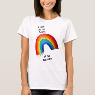 Färg i Regnbågen - Pridet T Shirt