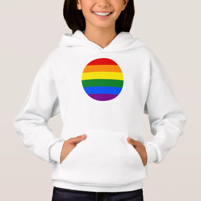 Färg i regnbågen t shirt (Framsida)