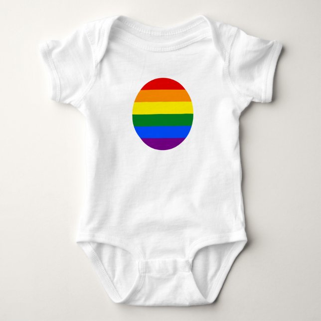 Färg i regnbågen t shirt (Framsida)