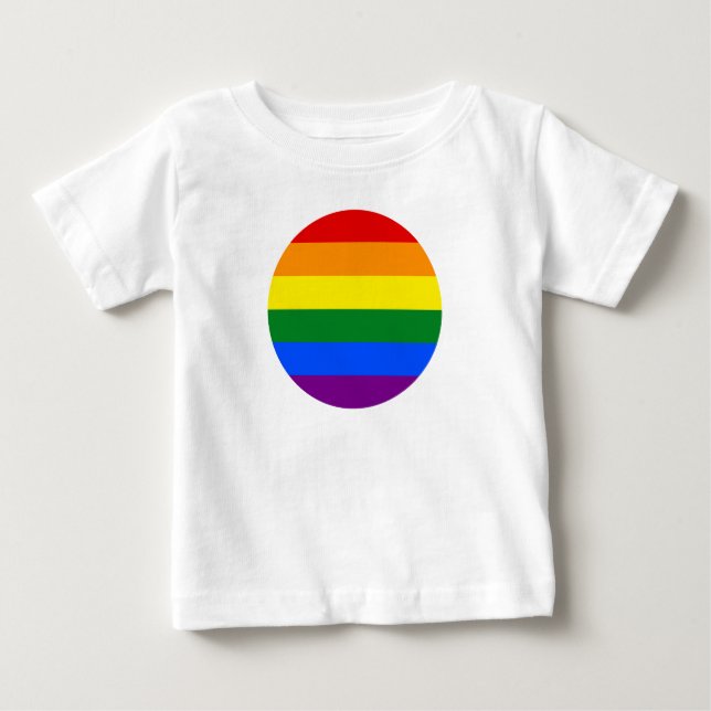 Färg i regnbågen t shirt (Framsida)