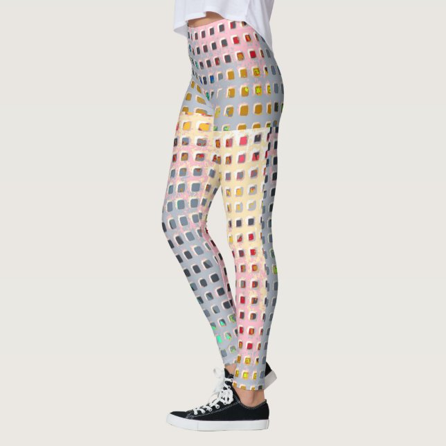 Färg i rutnätet leggings (Vänster)