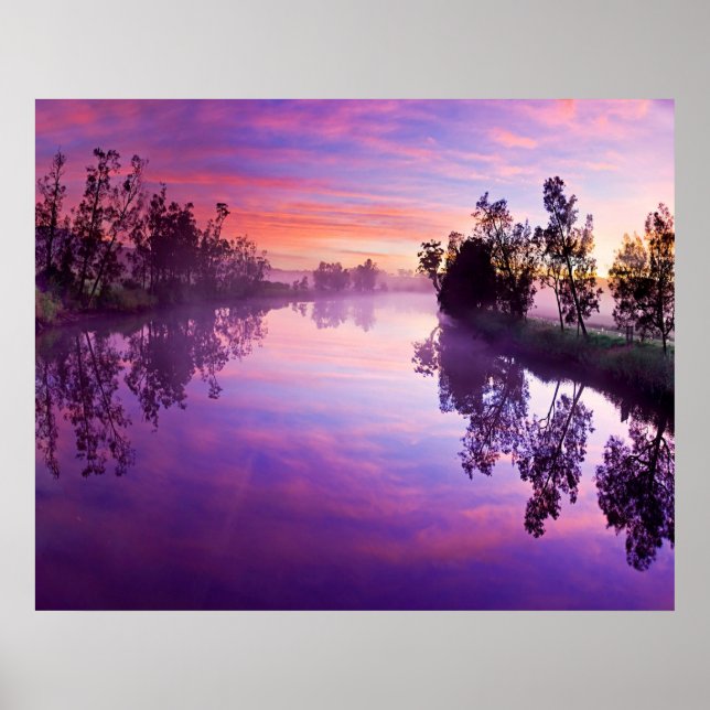 Färg i Soluppgång Poster (Framsidan)