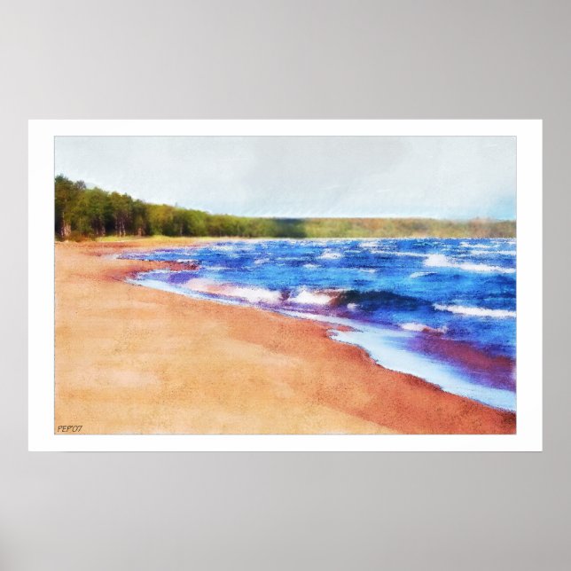 FÄRG i VATTEN Poster (Framsidan)