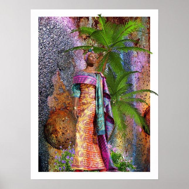 Färg innanför min värld poster (Framsidan)