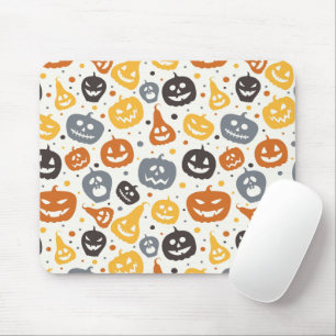 Färg Jack-O'-Lantern Ansikte Mönster Musmatta