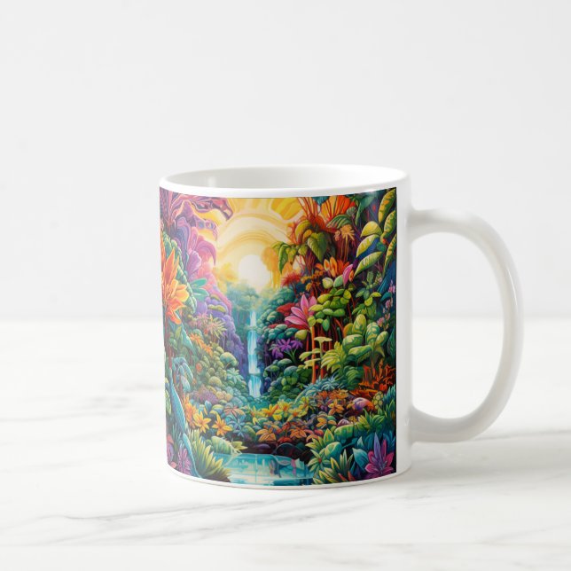 Färg Jungle Kaffemugg (Höger)