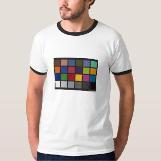 Färg kartlägger ringeren t-shirt