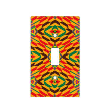 Färg Kente Geometric Tribal Mönster