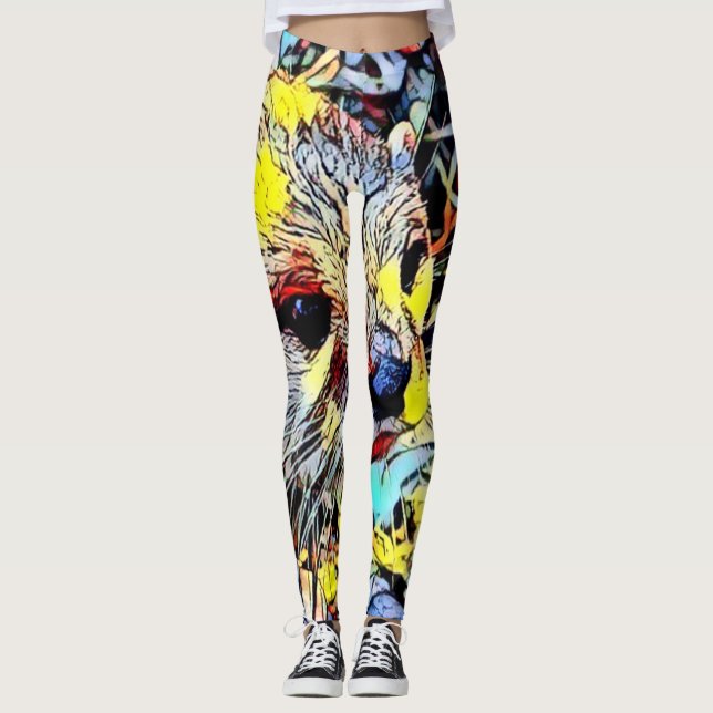 Färg Kick - Otter Leggings (Framsida)