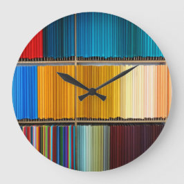 Färg klockan stor klocka