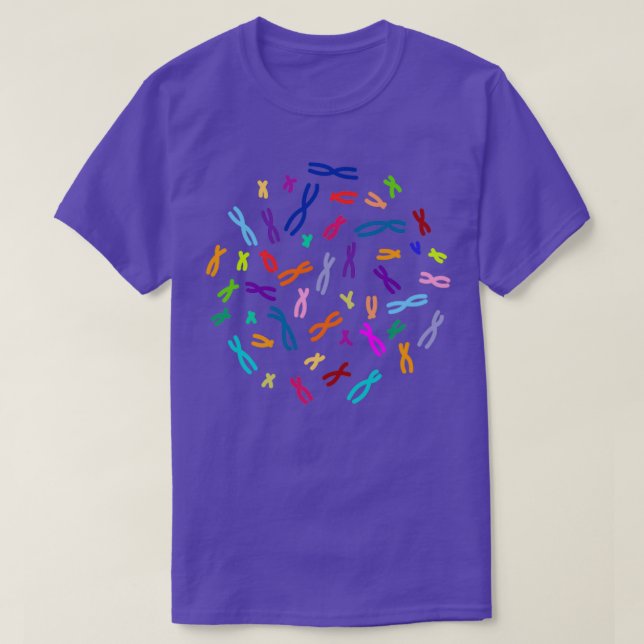 Färg-kodad DNA T Shirt (Design framsida)