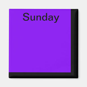 Färg kodifierar dag av verktyg för visuellt magnet