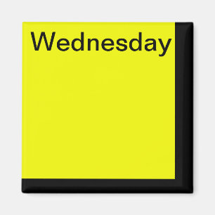 Färg kodifierar dag av verktyg för visuellt magnet