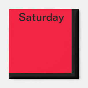 Färg kodifierar dag av verktyg för visuellt magnet