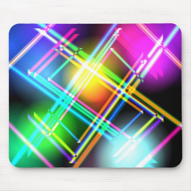 Färg-korridor Mousepad Musmatta (Framsidan)
