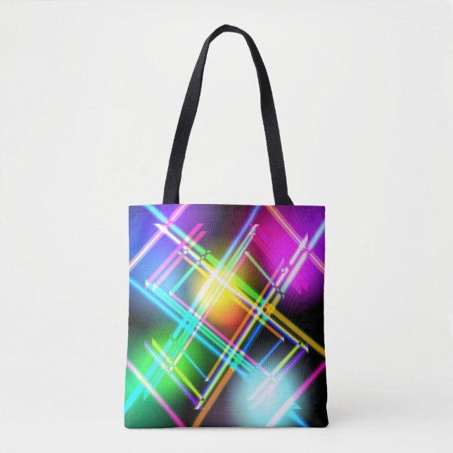 Färg-korridor Tote Bag Tygkasse (Framsida)