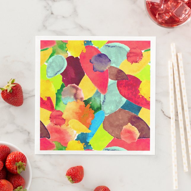 Färg krasch 5 pappersservett (Insitu)