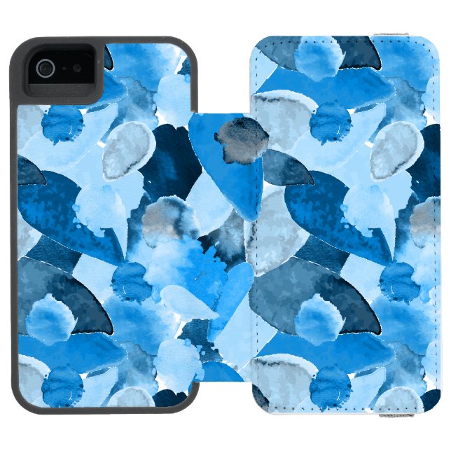 Färg krasch 6 incipio iPhone wallet skal (Folio Öppen)