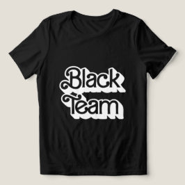 Färg Krig Black Team Shirt T