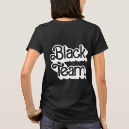 Färg Krig Black Team Shirt T