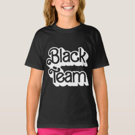 Färg Krig Black Team Shirt T Shirt
