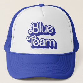 Färg Krig Blue Team Hat Keps