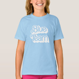 Färg Krig Blue Team Shirt T