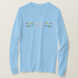 Färg Krig Blue Team Shirt T