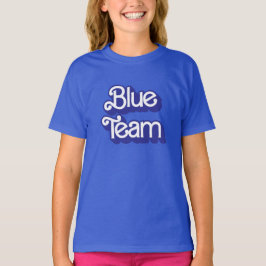Färg Krig Blue Team Shirt T