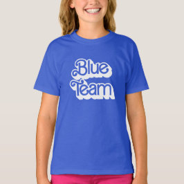 Färg Krig Blue Team Shirt T