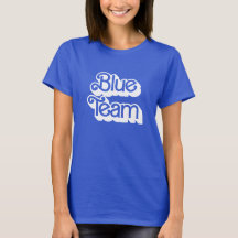 Färg Krig Blue Team Shirt