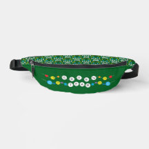 Färg Krig Grönt Team Fanny Pack