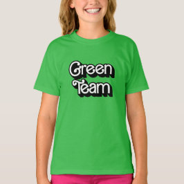 Färg Krig Grönt Team Shirt T