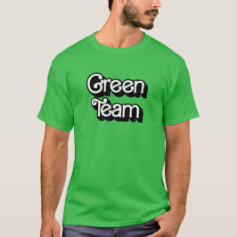 Färg Krig Grönt Team Shirt T