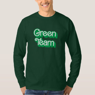 Färg Krig Grönt Team Shirt T