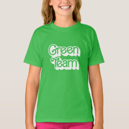 Färg Krig Grönt Team Shirt T