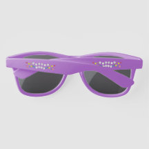 Färg Krig Lila Team Sunglasses