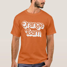Färg Krig Orange Team Shirt