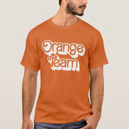 Färg Krig Orange Team Shirt T