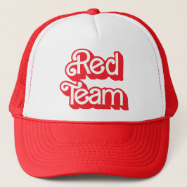 Färg Krig Red Team Hat Keps