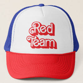 Färg Krig Red Team Hat Keps