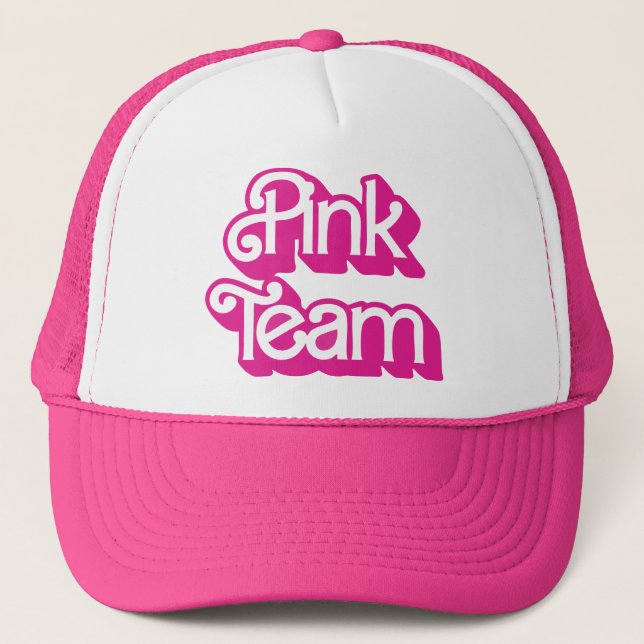 Färg Krig Rosa Team Hat Keps (Framsida)