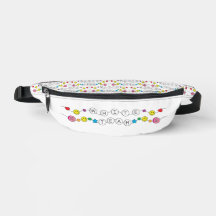 Färg Krig White Team Fanny Pack