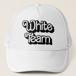 Färg Krig White Team Hair Accountory Keps