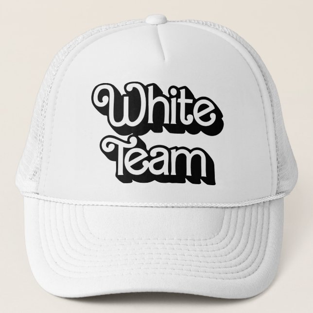 Färg Krig White Team Hair Accountory Keps (Framsida)