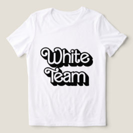 Färg Krig White Team Shirt T